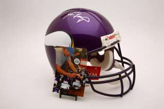   Autographed Full Size Minnesota Vikings Authentic Helmet w/COA  