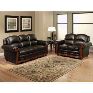  The Kensington Leather Sofa Set From.