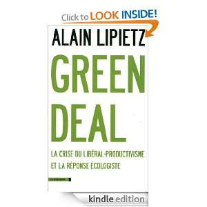 Green deal (Cahiers libres) (French Edition): Alain LIPIETZ:  