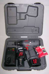 Skil Cordless 12v Drill HD2745 04 & Case, 2 Batteries!  