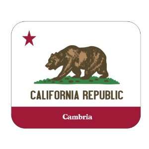  US State Flag   Cambria, California (CA) Mouse Pad 