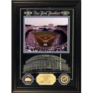  New York Yankees Yankee Stadium Archival Etched Glass 
