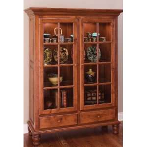  Curio Cabinet by Conrad Grebel   Solid Oak   Antique Brown 