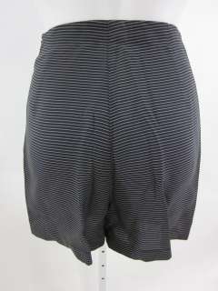 EMPORIO ARMANI Black White Striped Shorts Sz XS  