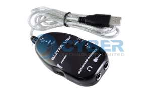 Guitar To MAC USB Interface Link Audio Cable Recording  
