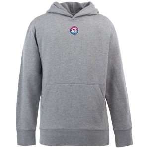 Texas Rangers YOUTH Boys Signature Hooded Sweatshirt (Grey):  