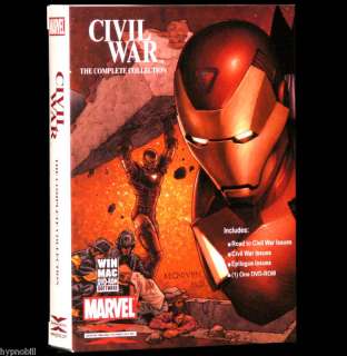 Marvel Civil War complete comic collection DVD ROM *New  