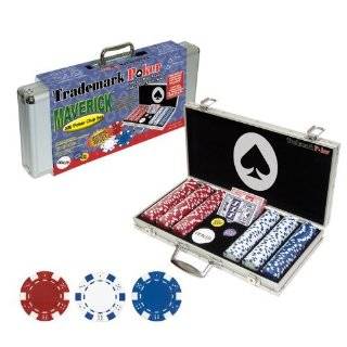 Trademark Poker Maverick 300 Dice Style Poker Chip Set