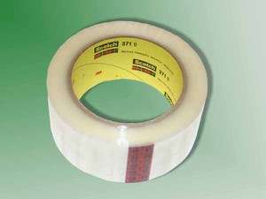12 Rolls 3M Brand 371 2 Clear Packing Tape  