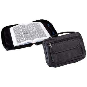 EMBASSY PATCHWORK DARK BROWN(almost black) LEATHER BOOK BIBLE COVER 
