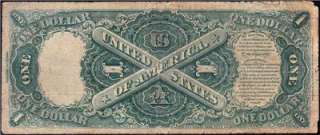 RARE $1 1880 Legal Tender Note LARGE BROWN SEAL! FREE SHIPPING 