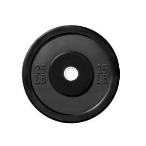  Warrior 25 lb Rubber Bumper Weight Plates for Crossfit Powerlifting 