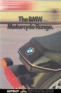 1982 BMW R100 R80 R65 1000 800 650 Motorcycle Brochure  
