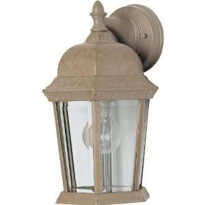   Builder Cast 1 Light Outdoor Wall Light in Taupe: Home Improvement