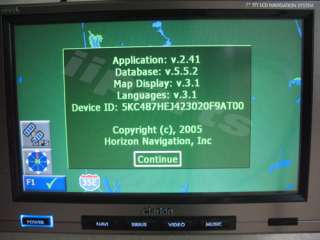 Clarion N.I.C.E.Portable GPS Navigation Entertainment Receiver 7 Inch 