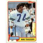 topps 1981 topps 320 manu tuiopo seattle seahawks football card