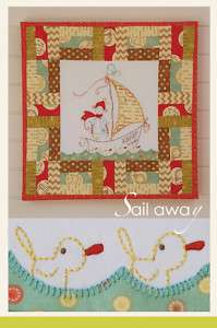 Cinderberry Stitches Sail Away quilt pattern  
