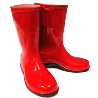 Womens Sloggers Waterproof Garden Rain Boots Red  