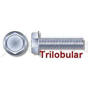 000pcs per box) Trilobular Thread Rolling Screws Hex Washer Zinc 
