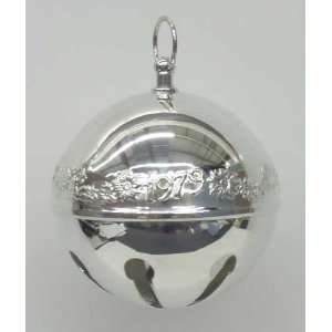  Wallace Sleigh Bell Silverplate Ornament No Box 
