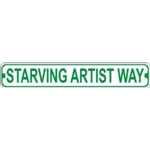  Starving Artist Way Novelty Metal Street Sign