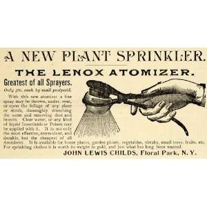   Childs Lenox Atomizer Sprayers   Original Print Ad