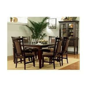   Espresso Dining Table with 6 Chairs & Buffet Hutch Furniture & Decor