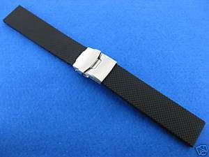 New 22mm Rubber Diver Strap Band fit BREITLING 22 Tag  