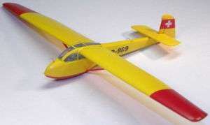 Schleicher Ka 4 Rhonlerche Glider Sailplane Wood Model  