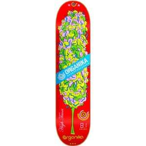 Organika High Times Skateboard Deck   8.1 Red:  Sports 