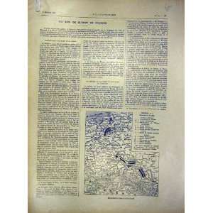  Poland Map Hungary Austria Germany War French 1915: Home 
