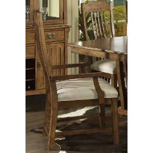  Dining Room Arm Chair by Somerton   Medium Brown Oak (417 