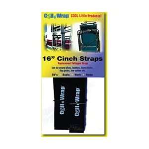 Coil n Wrap™ 16” Cinch Straps   2 Pack Automotive