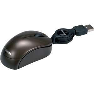   Mouse. RETRACTABLE MINI MOUSE JAVA BROWN MICE. Wired   Brown