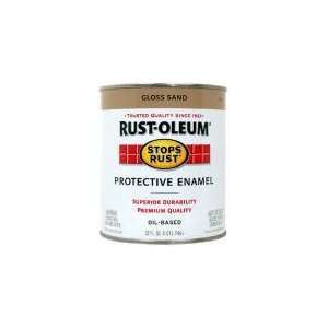 Rust Oleum 7771730 1/2 Pint 8 Ounce Protective Enamel, Gloss Sand 