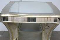 Art Deco Mirrored Coffee Table Glass Furniture  