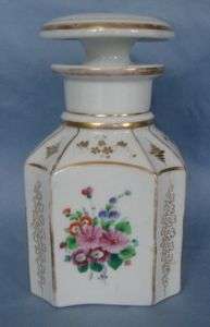 PARIS PORCELAIN PERFUME BOTTLE HANDPAINTED c 1880  