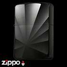 SHOPZEUS High Polish Chrome Engraved Zippo Lighter   Black