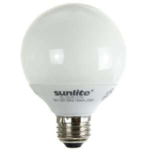 Sunlite SLG9/G25/E/27K G25 Globe 9 Watt Energy Star Certified CFL 