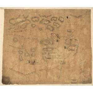  1777 map of Essex, New Jersey, Revolution