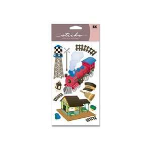  Trains Metallic Classic Stickers: Office Products