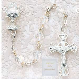  Communion Rosary With Boxed Catholic Christian Chalice Prayer Bead