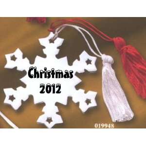  Metal Snowflake Christmas 2012 Ornament: Everything Else