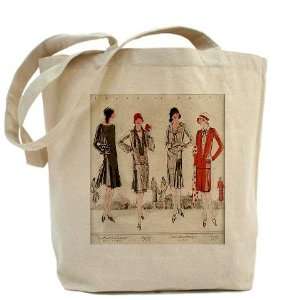  Paris Fashion Flapper Women Art Women Tote Bag by 
