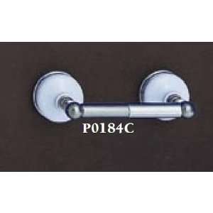   P0184C Porcelain and Brass Toilet Paper Holder in Chr: Home & Kitchen