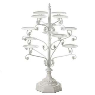 Chic White Iron Cupcake Tower with Crystals NEW  