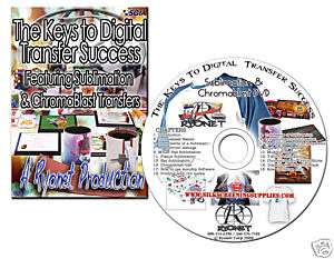 DVD on Heat Transfers, Sublimation, Iron On Transfers  