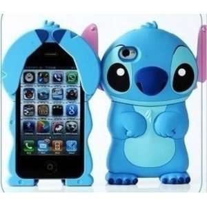  3D Stitch Hard Case for iPhone 4/4s + 1 Screen Protector 