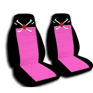 Black and Hot Pink AXE seat covers. 40/20/40 seats for a 2007 to 2012 