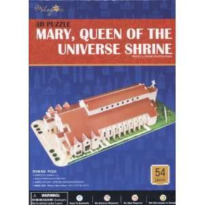  Mary, Queen of the Universe Shrine 3 D Puzzle (PT223 